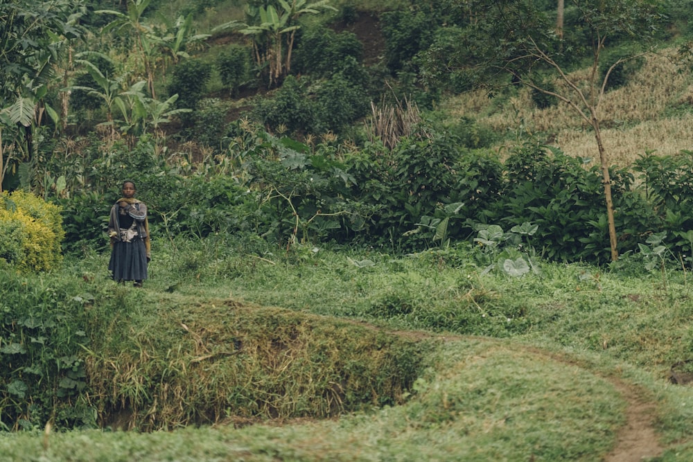 woman standing outdoor