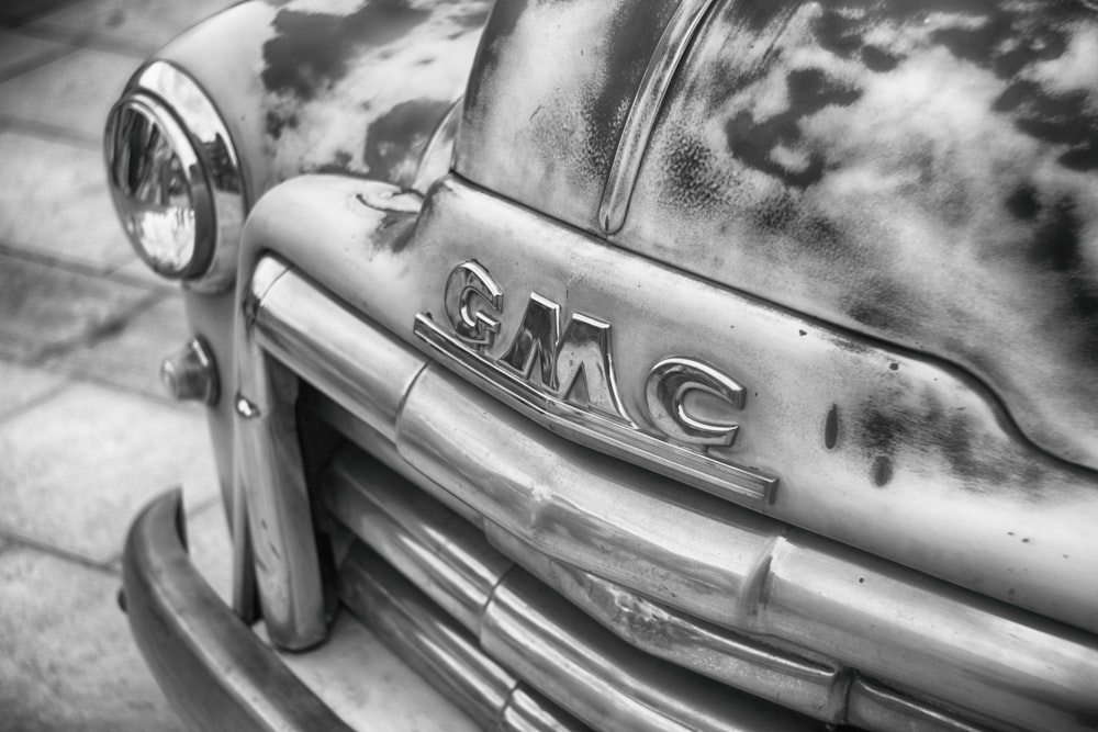 gray GMC car