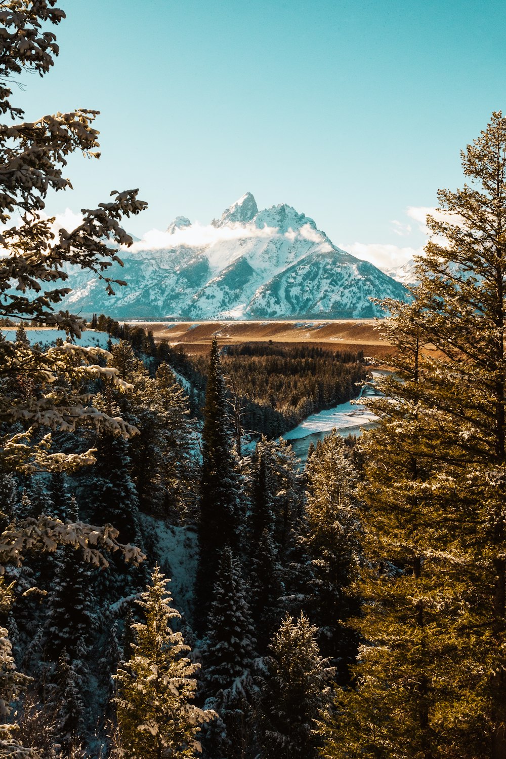 Landschaftsfotografie des Weißen Berges