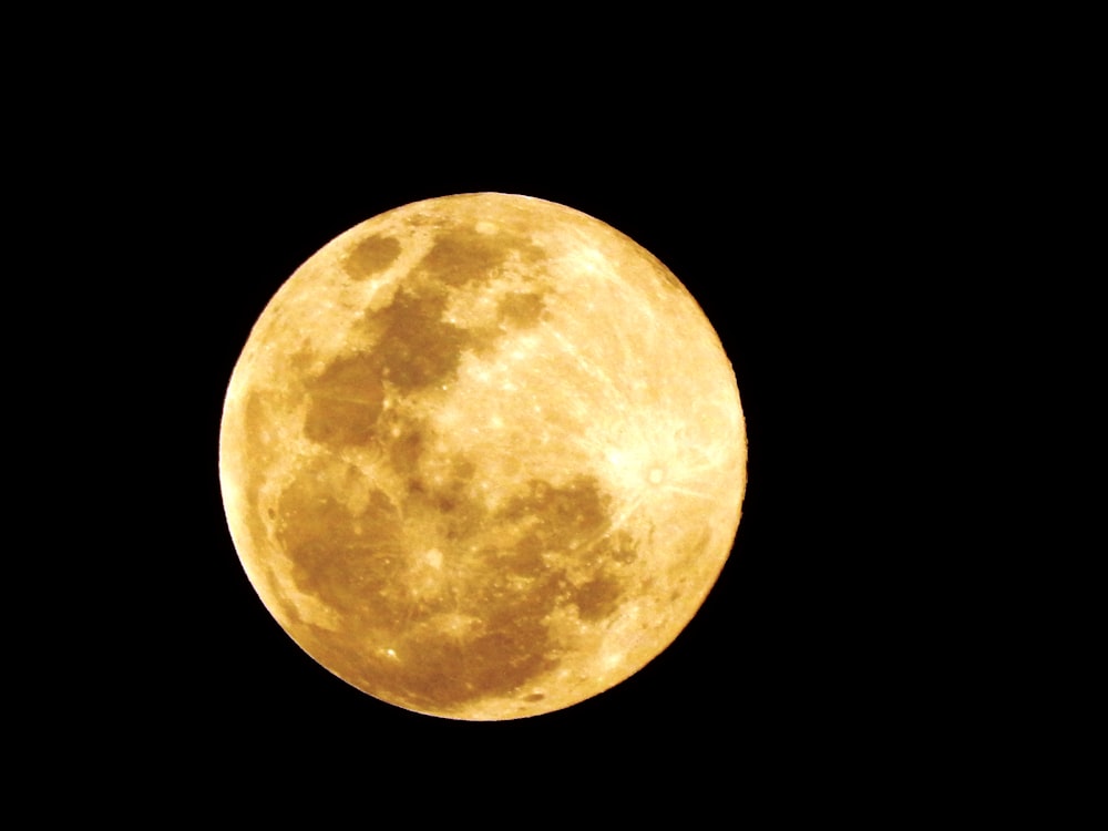 yellow moon