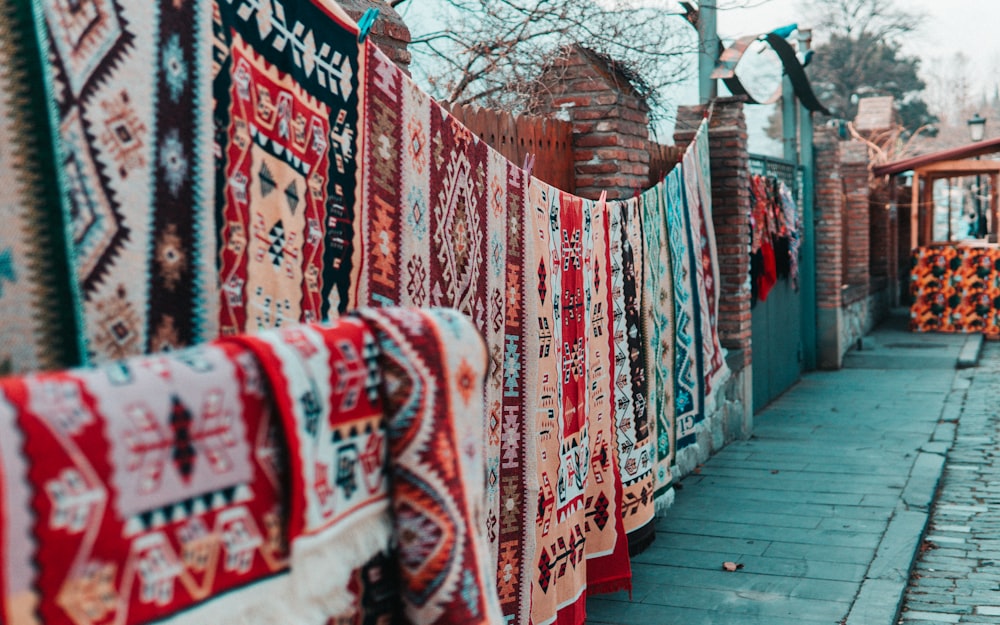 assorted-color textile lot