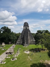architectural photography Tikal Temple