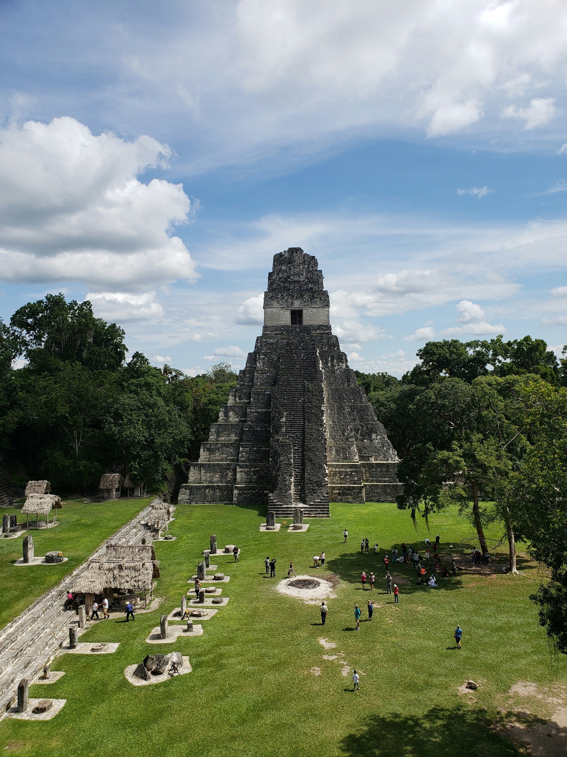 architectural photography Tikal Temple