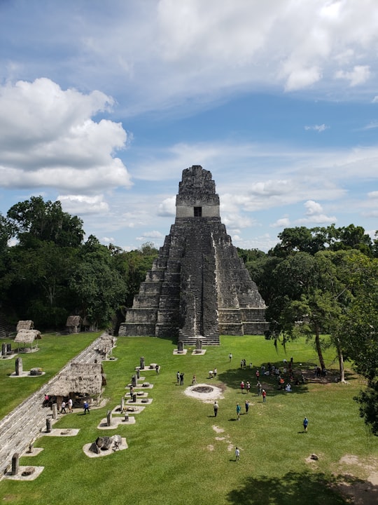 architectural photography Tikal Temple in Tikal Guatemala