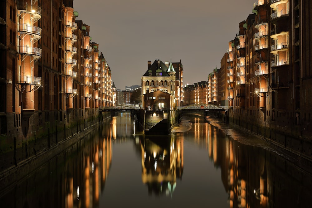 river and buildings