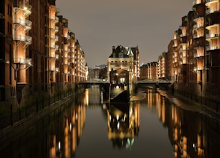 river and buildings