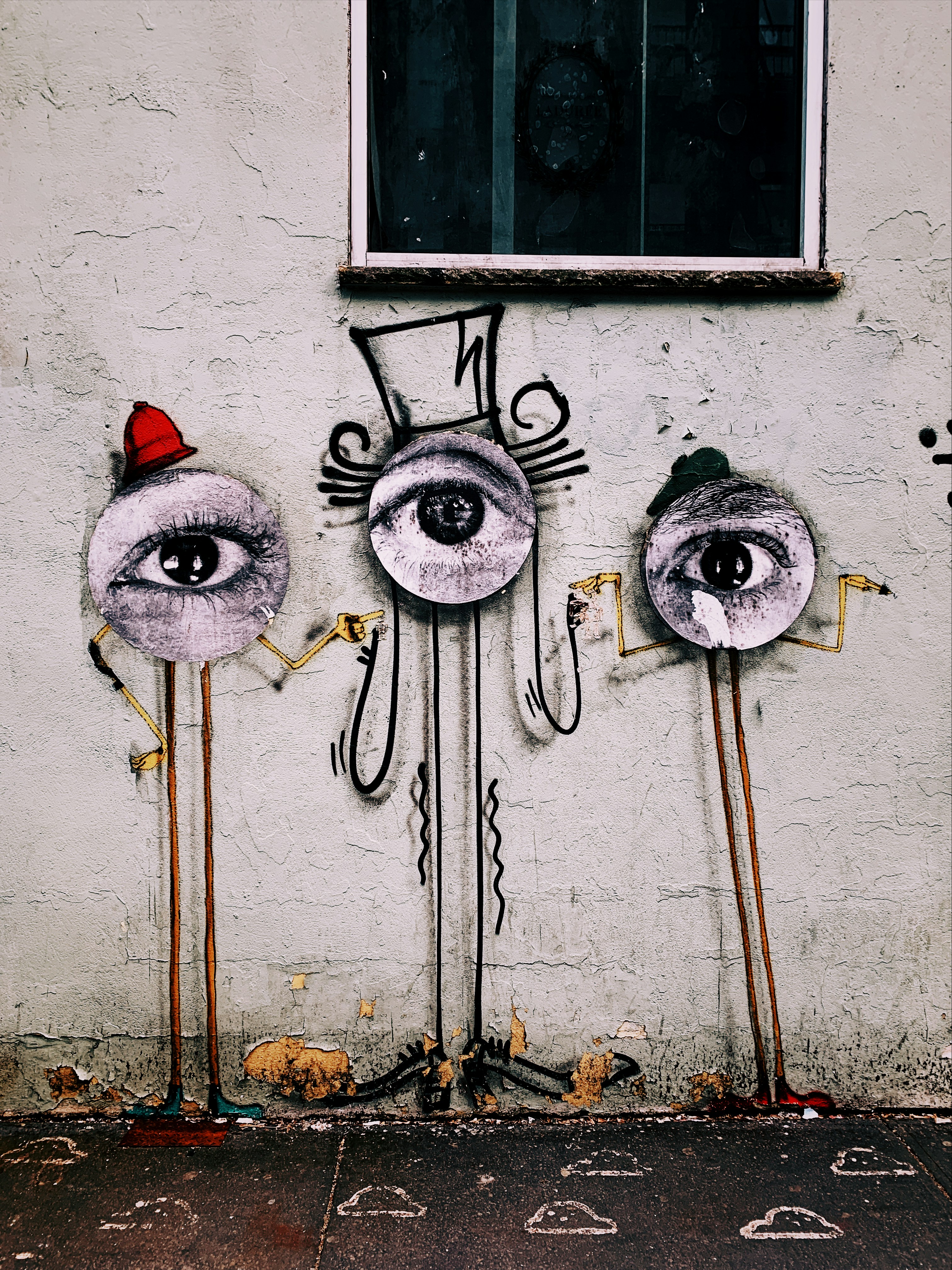 three eyes wall art