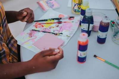 person doing painting