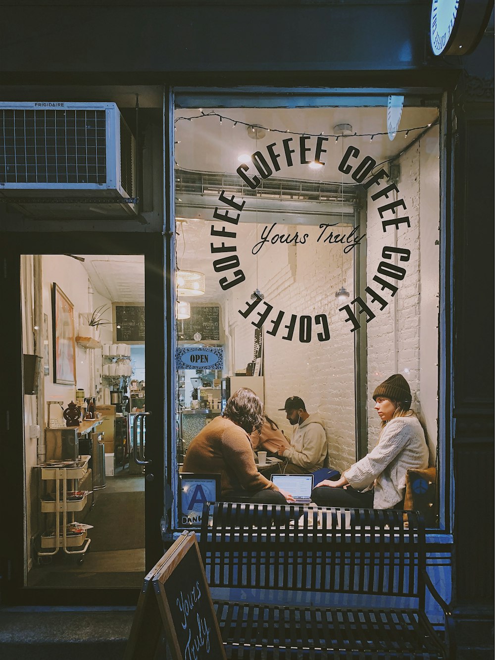 woman sitting on chair