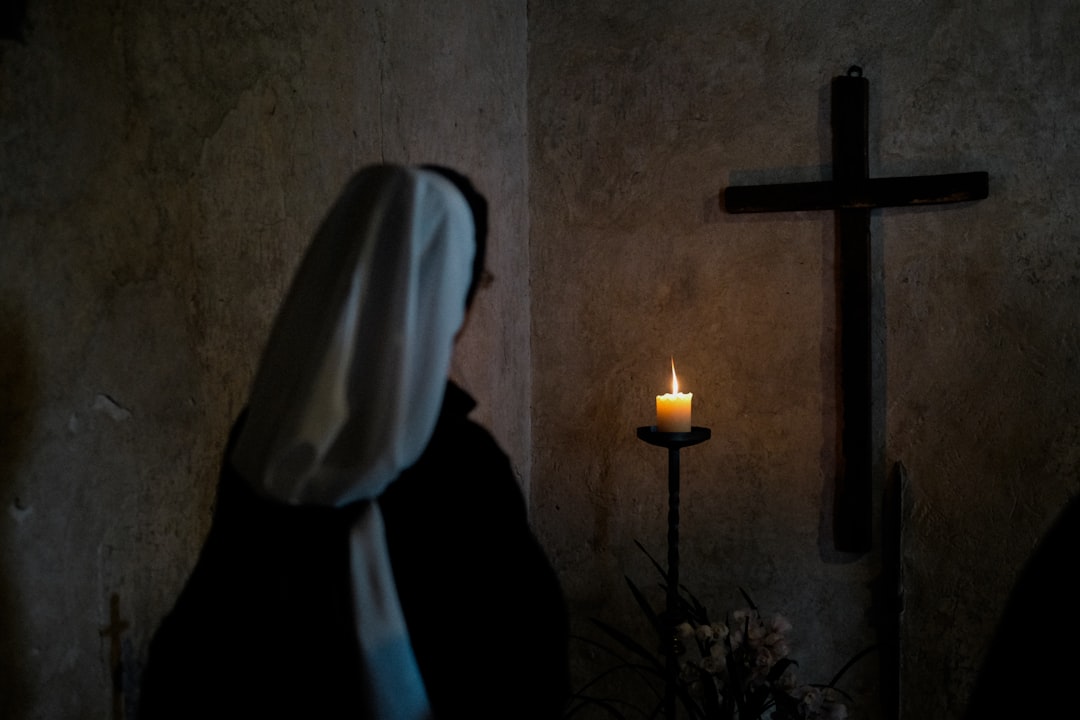 nun inside prayer room