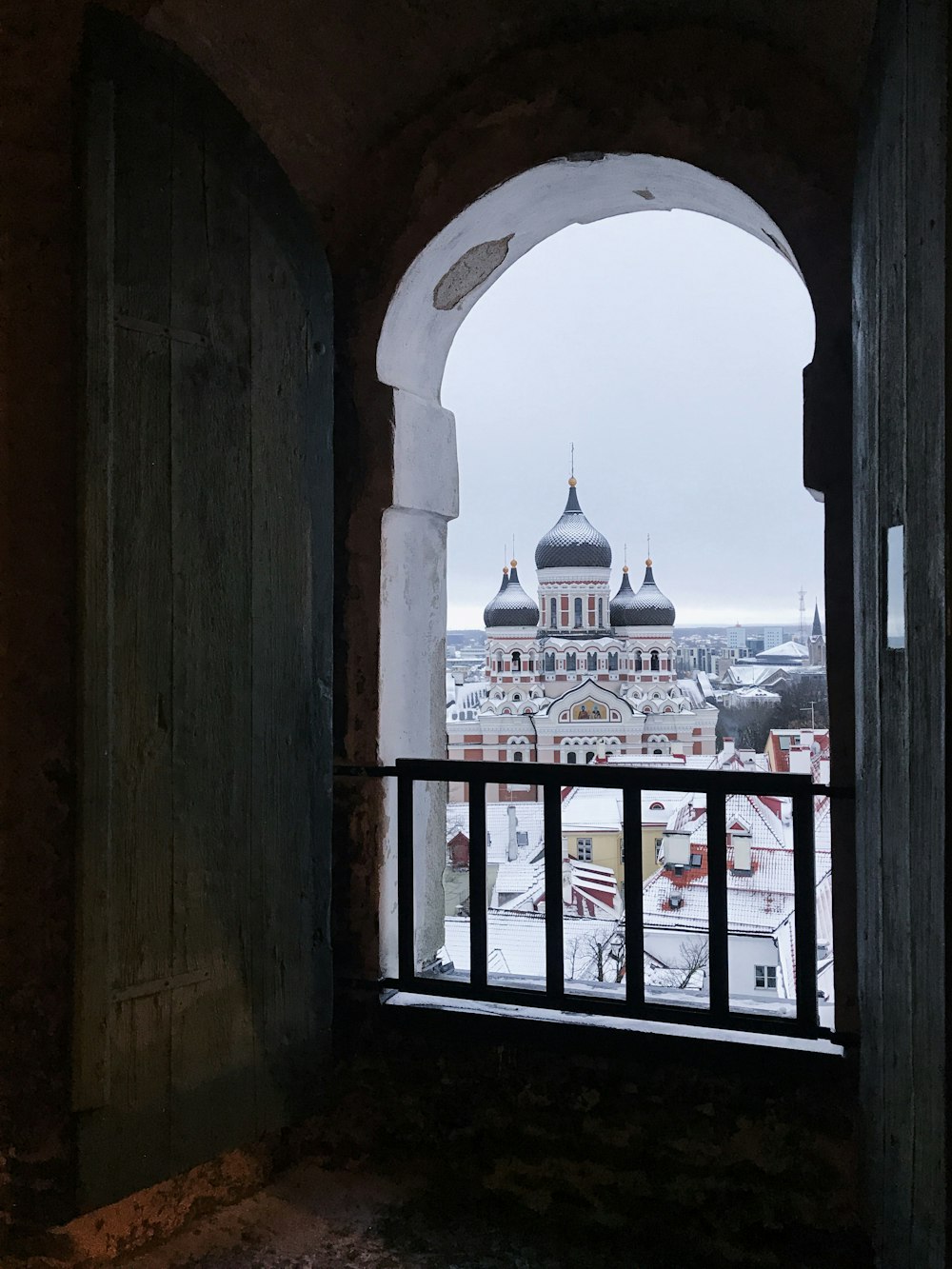 white painted castle