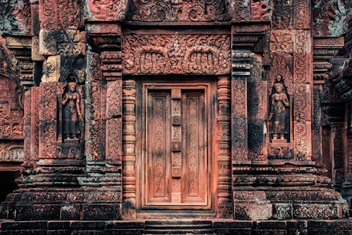 Banteay Srei carved temple, placeholder photo