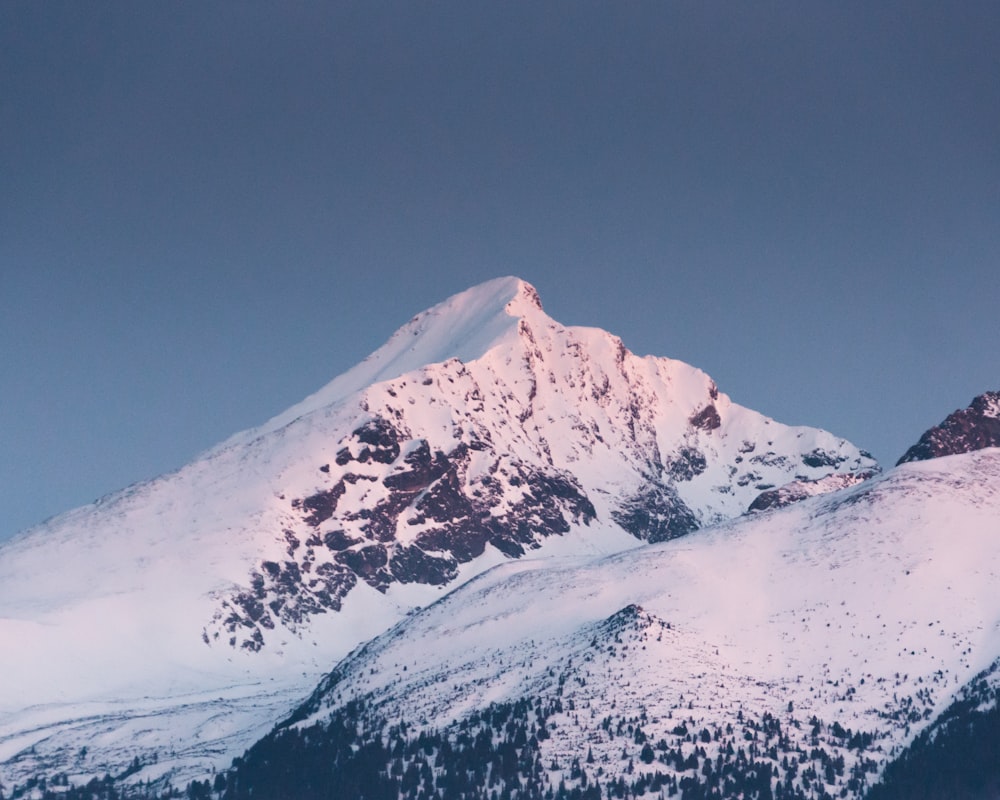 snow capped mountain under blue sky during daytime