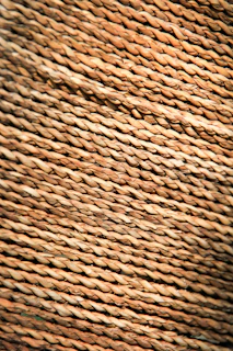 Detailed shot of yarn fibers showing intricate texture and premium quality