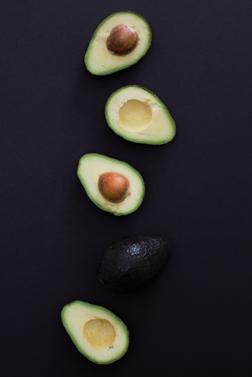 slice of avocado