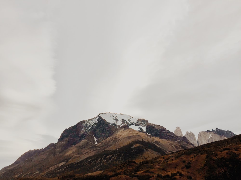 snowy mountain top