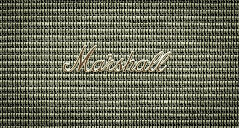 gray Marshall amplifier