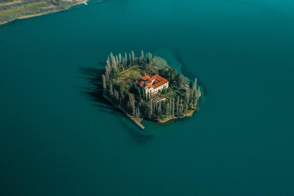 Fotografia aerea dell'isola