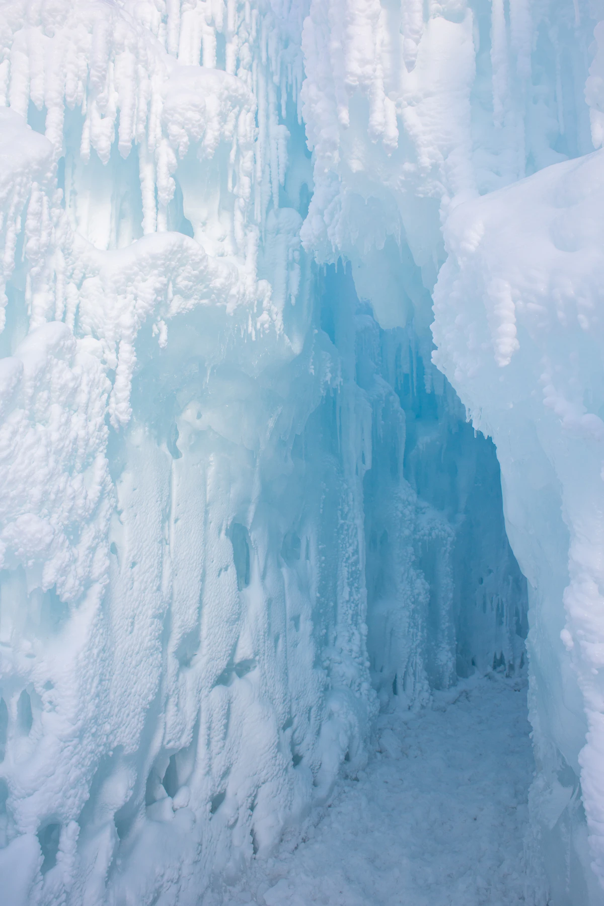 Snow covered walls