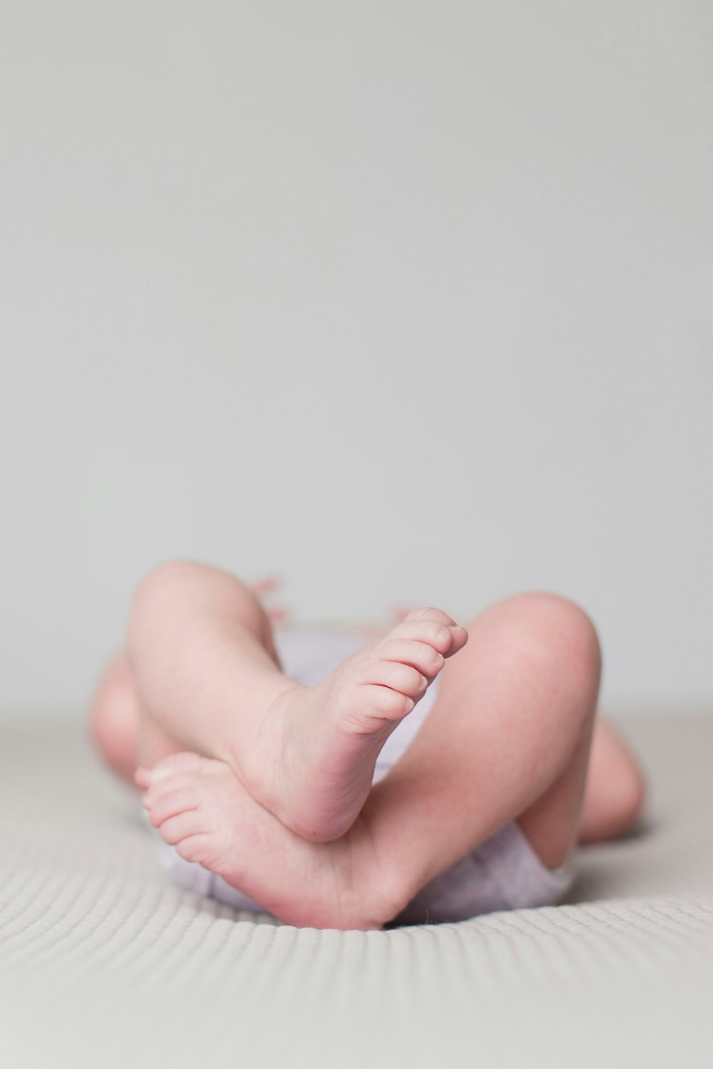 baby on bed