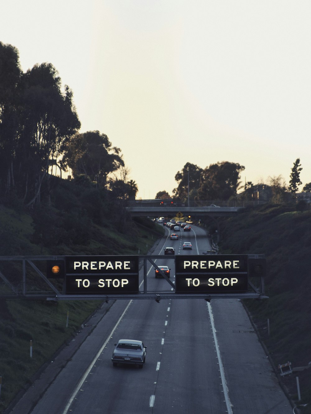 cars on road