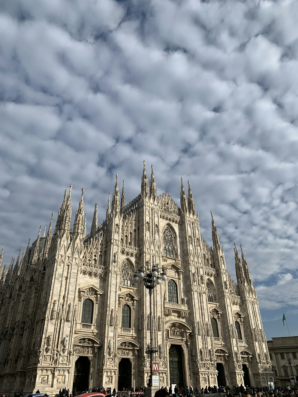 selective focus photography of church