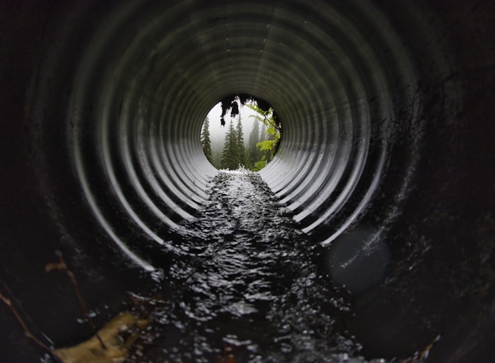 empty water tunnel