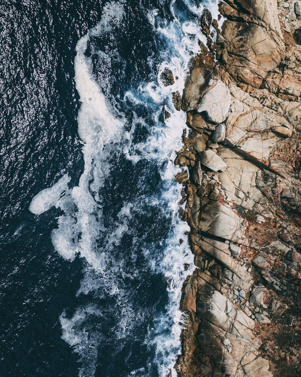 rock formations near shore