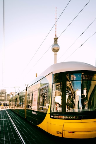 yellow train