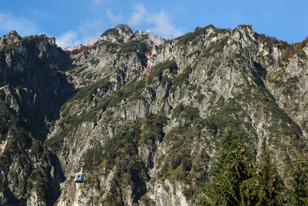 cable car near mountajn