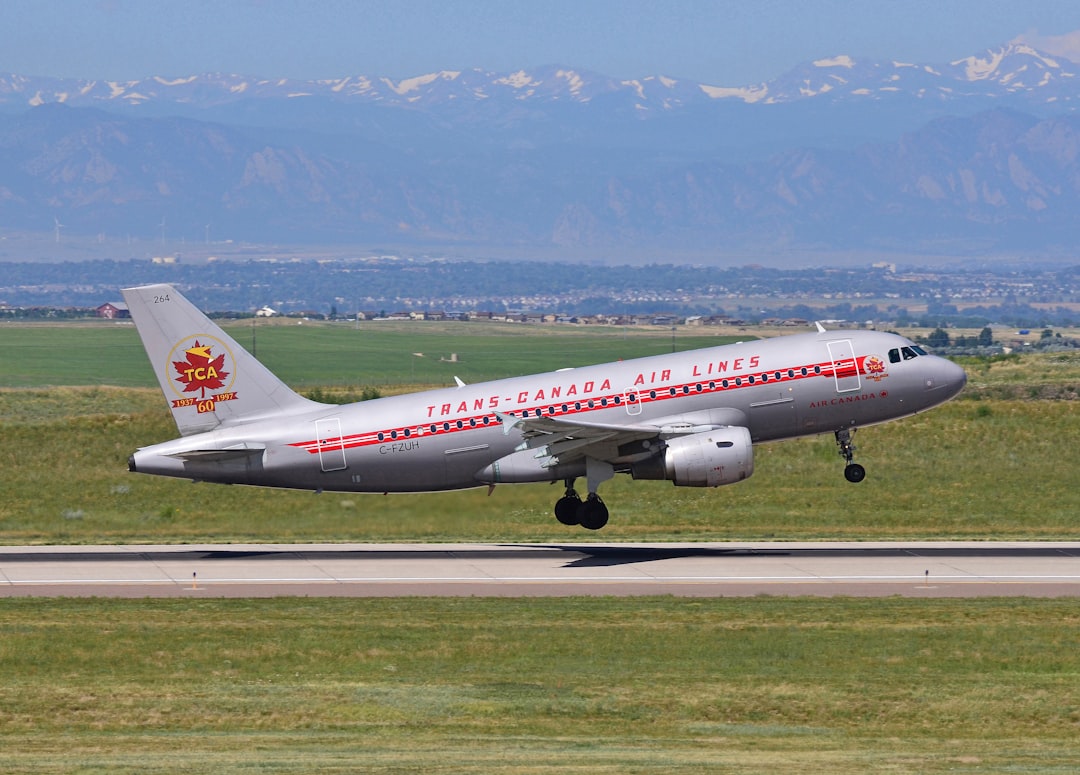 gray airplane near mountain, Air Canada (Retro livery) Airbus A319-114 (C-FZUH)</p></figure><p>Lifting off at Denver Airport.July 2011.</p><p>Very good catch for me as this would not be seen in Europe.</p><p>One of the best locations during an extensive 3 week US Aviation Photo. tour.