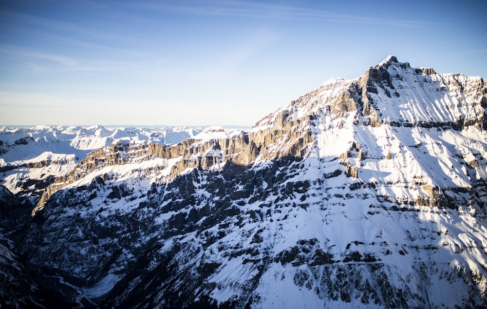 montagne enneigée à Daytume