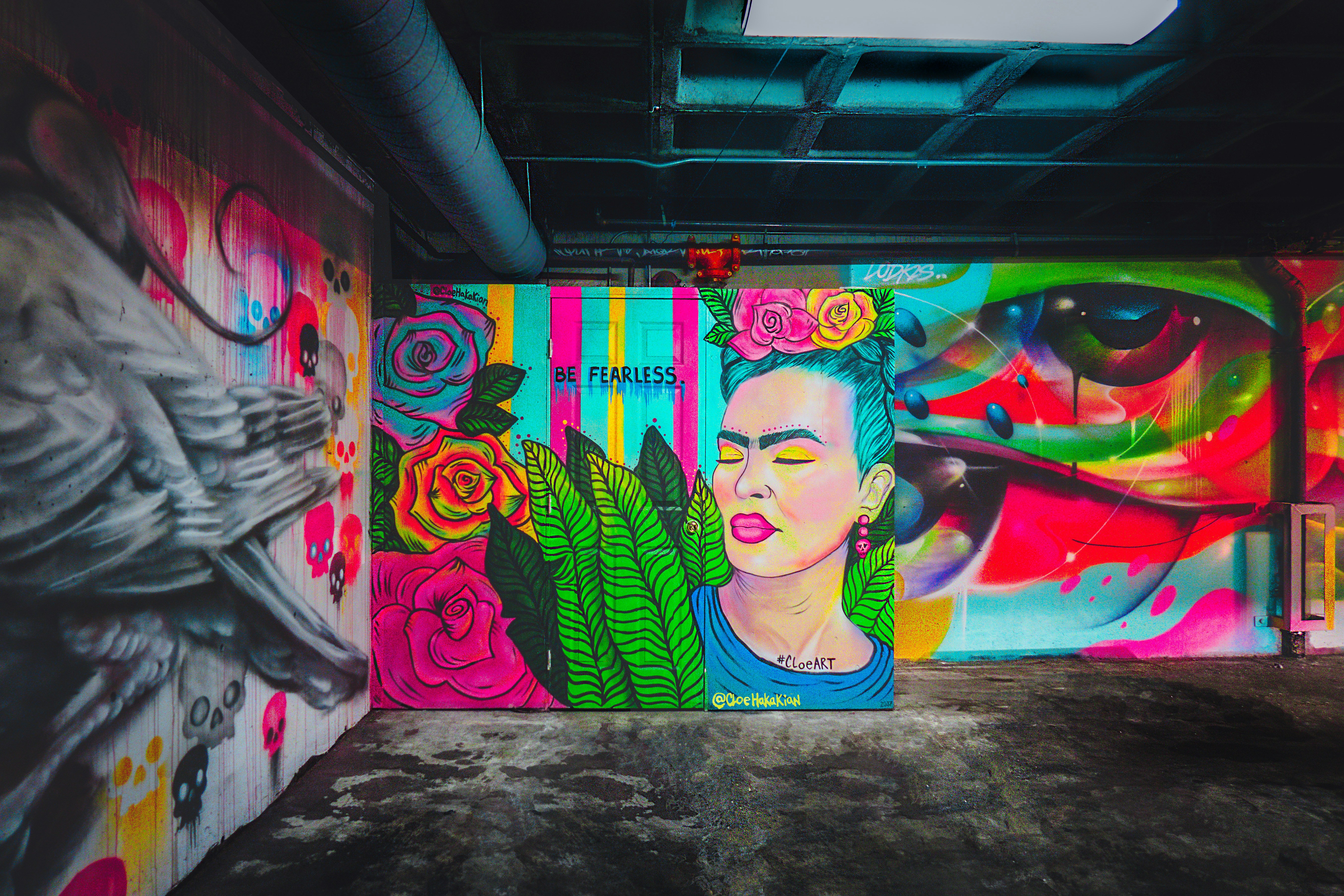 Frida wall painting