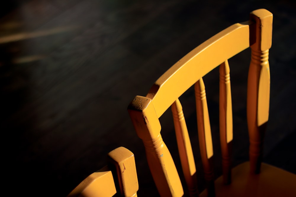 brown wooden chair