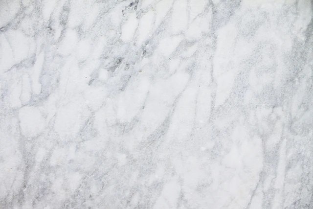 White marble with soft gray veining