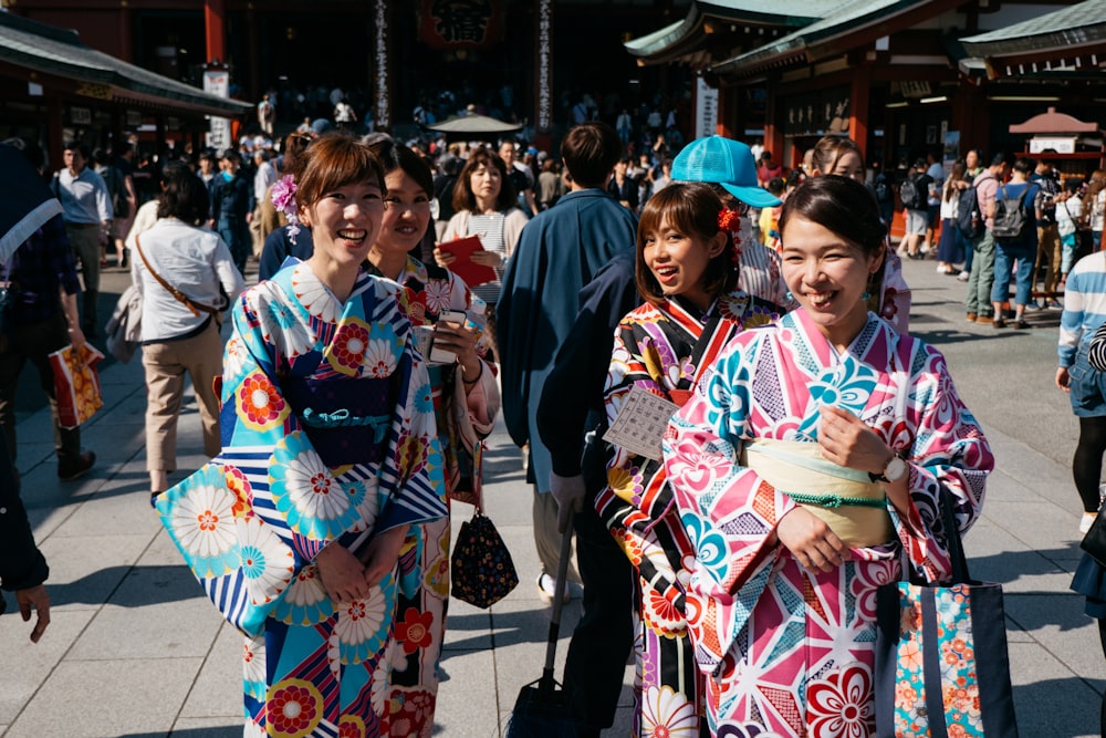 smiling women during daytime