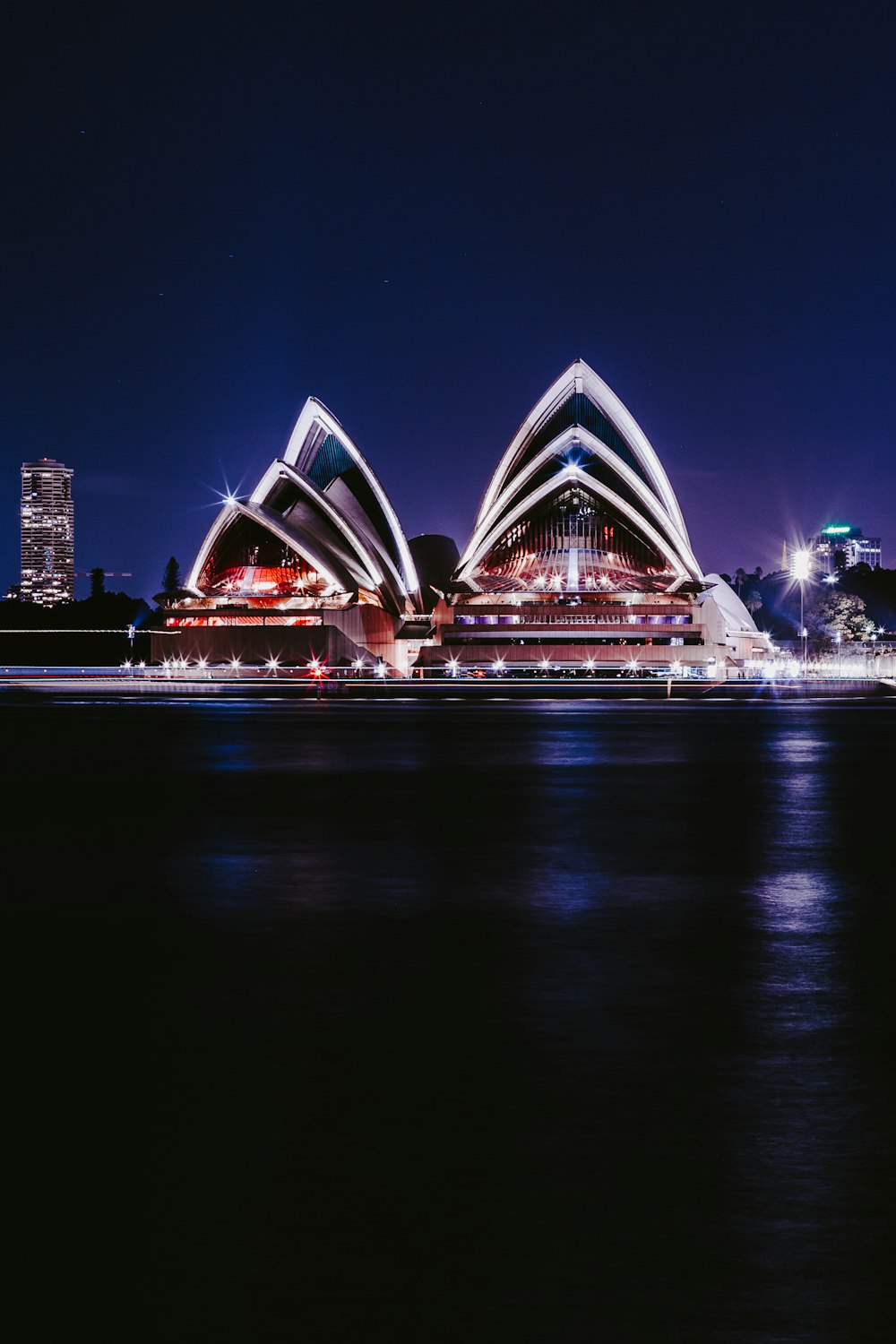 Sydney Opera house view during night