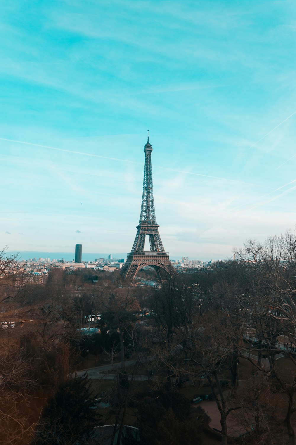 Vista sulla torre Eiffel durante il giorno