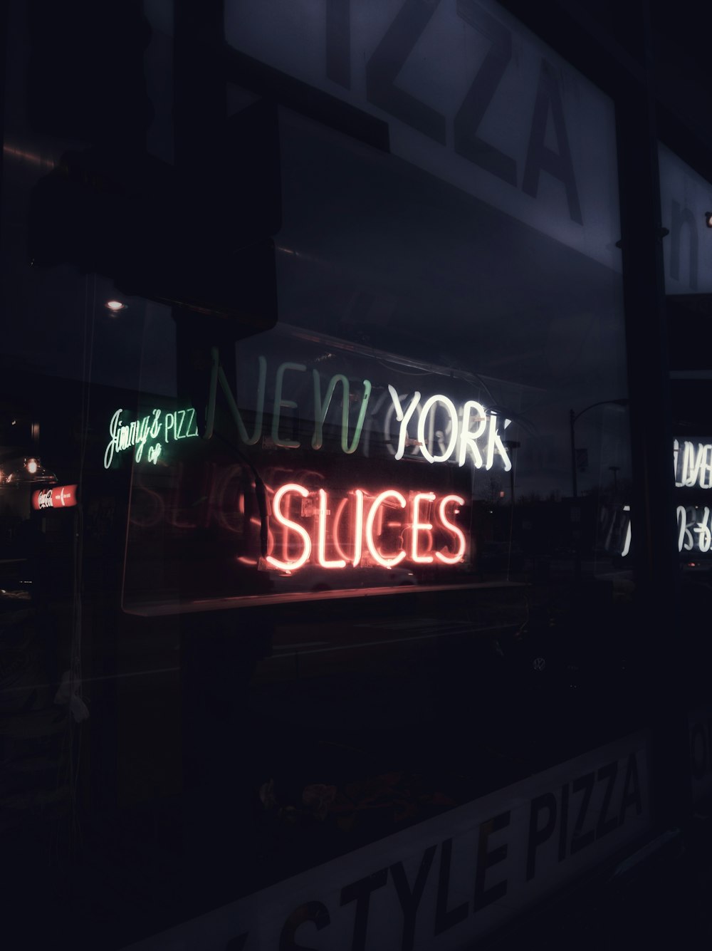 turned on neon signs