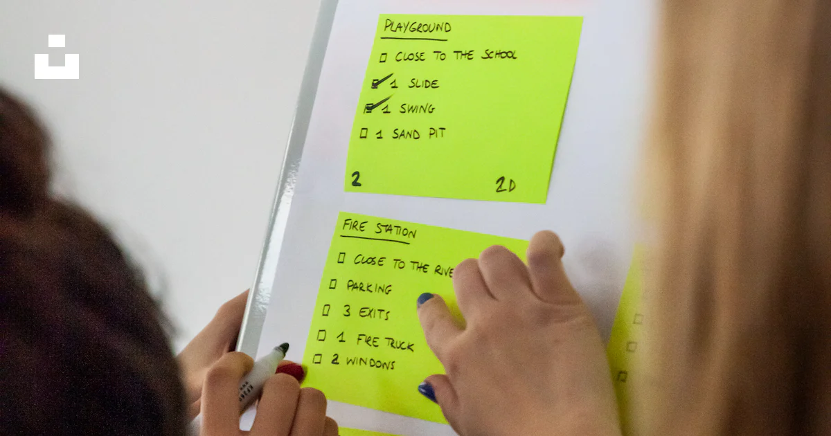 People writing on sticky notes on board photo β Free Human Image on ...