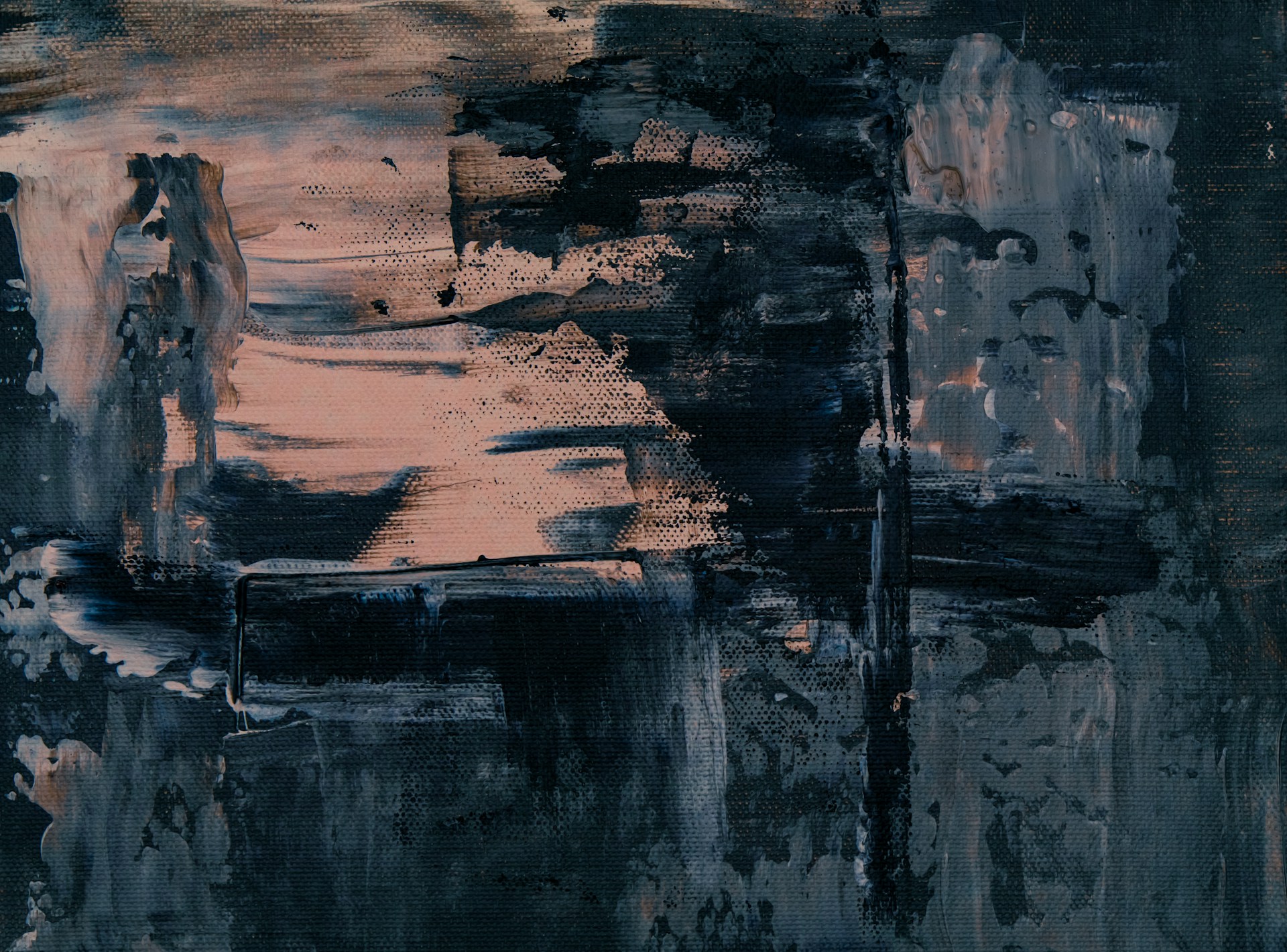 gray and black painting