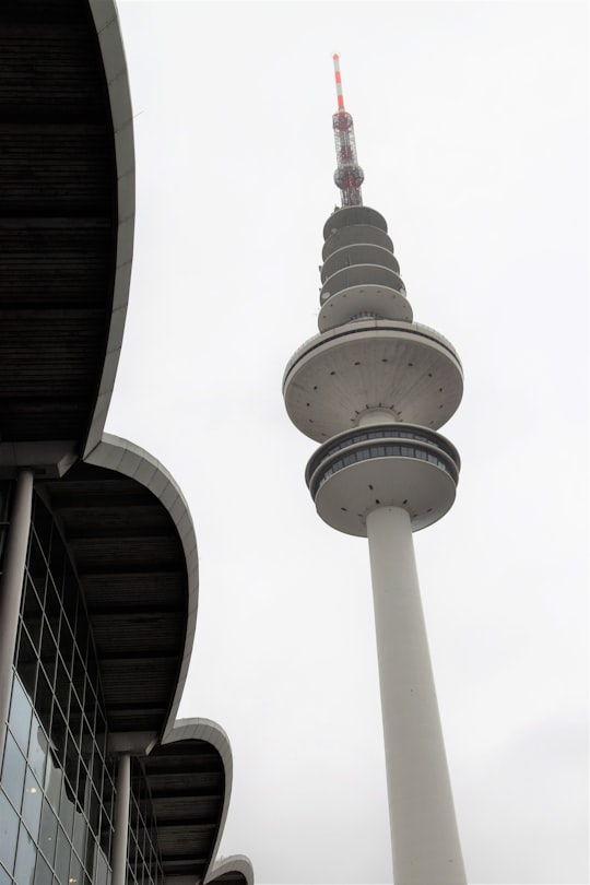 view of tower during daytime in Heinrich-Hertz-Turm Germany