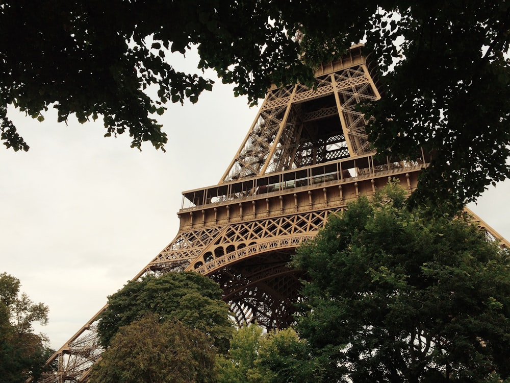 Eiffel Tower low angle photography