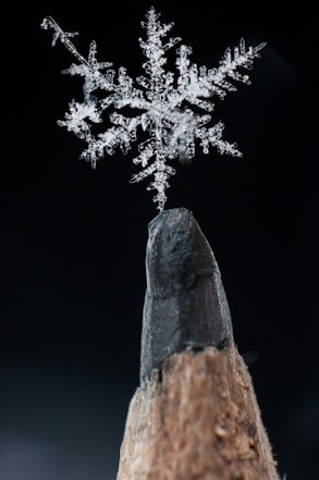 white snowflakes
