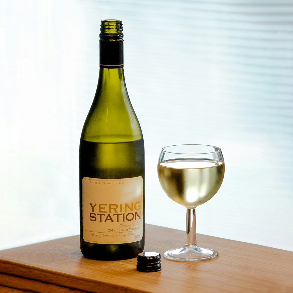 Yering Station glass beside wine glass