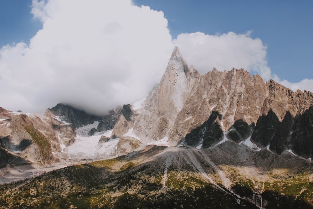 brown mountain during daytime