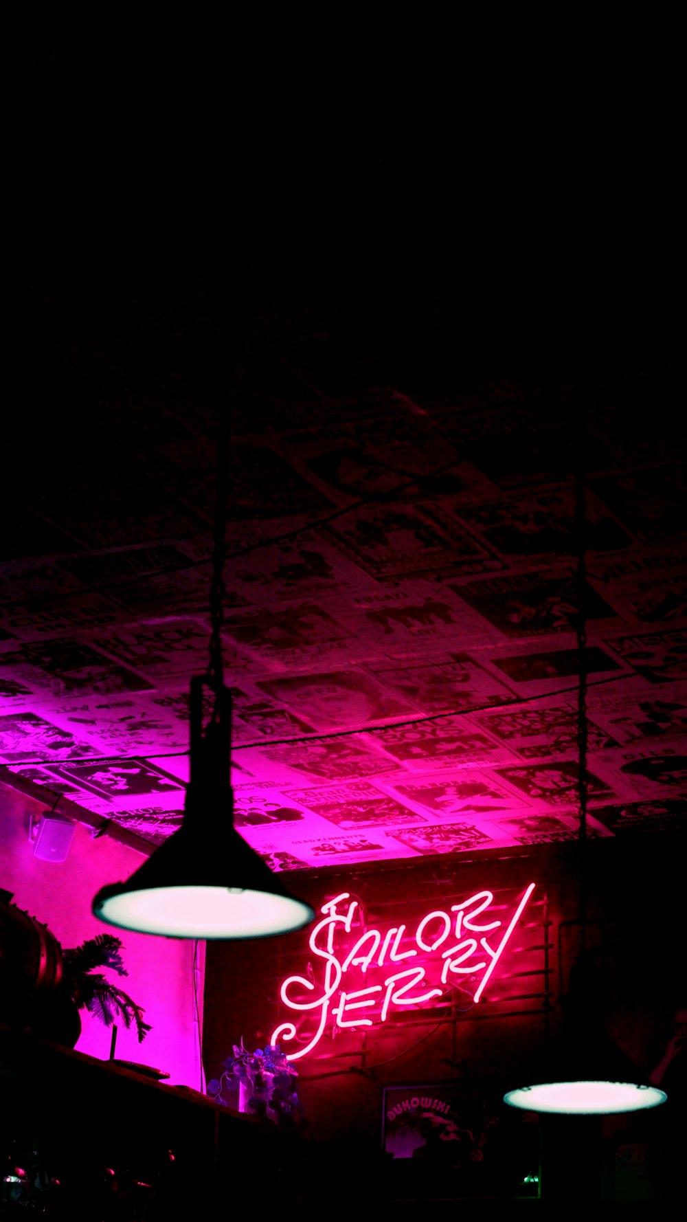 Sailor Jerry neon signage