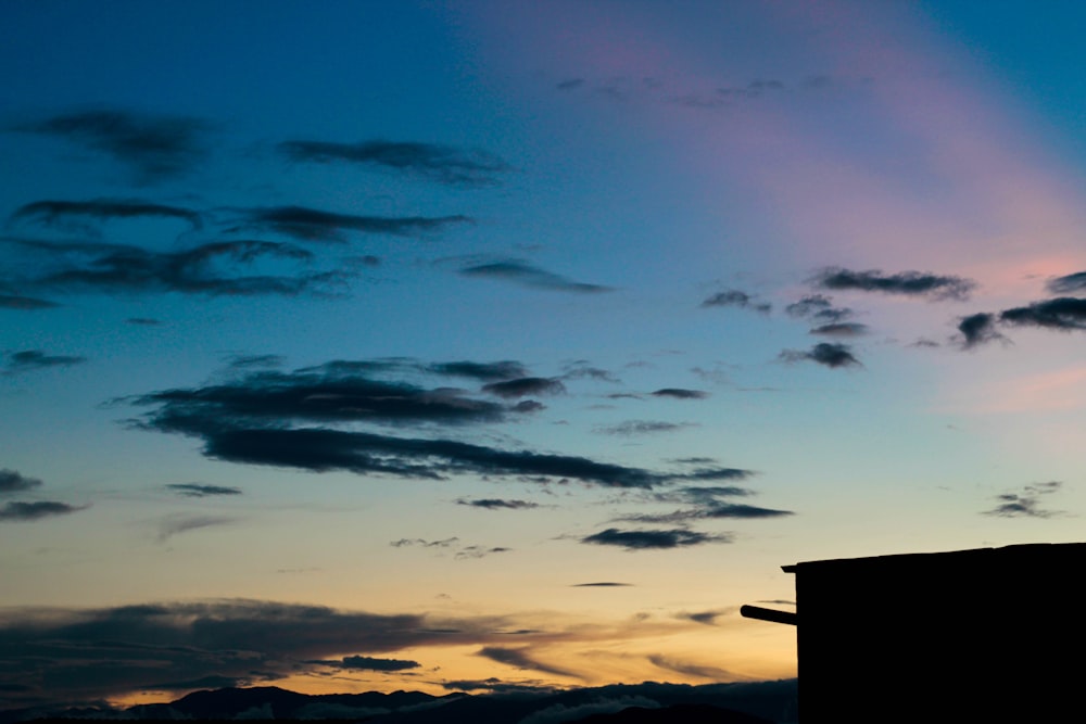 silhouette of building