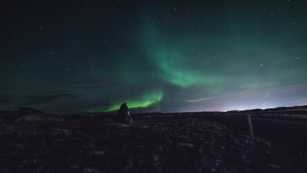 Northern Lights at night