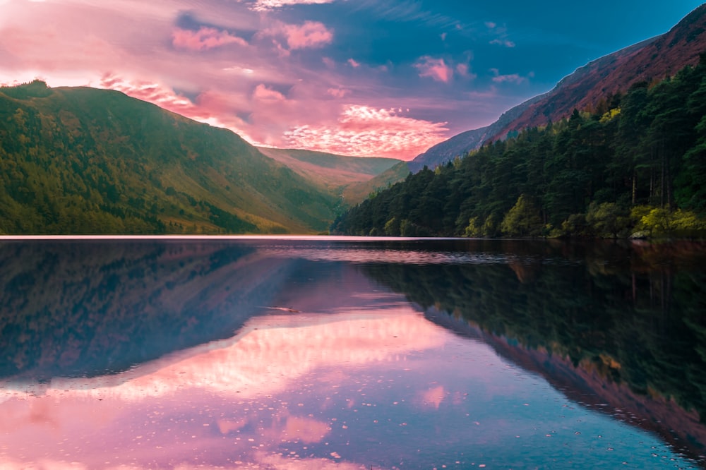 calm body of water